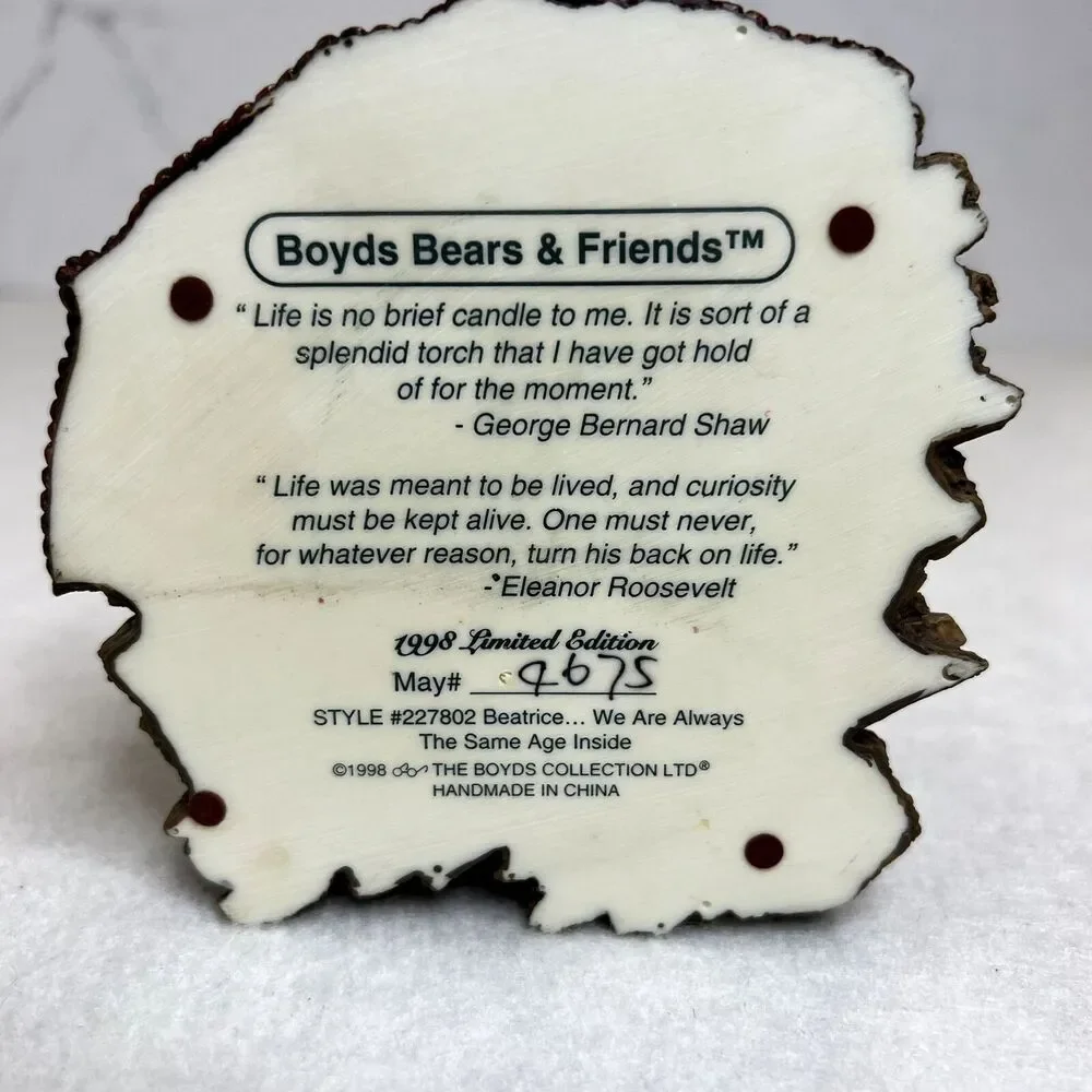 Boyd's Bears and Friends Beatrice Figurine
